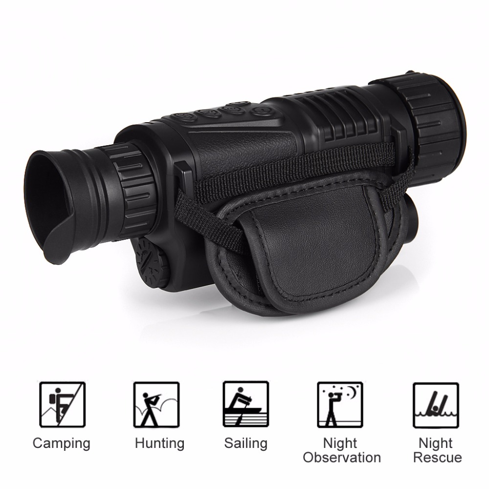 Night Vision Monocular 5X40 Night Vision Infrared Monocular with 1.5